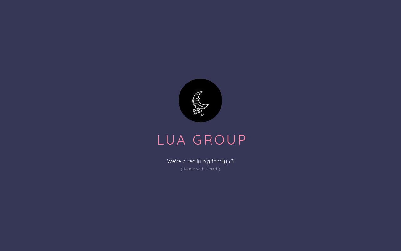 Carrd profile picture for @luagroup